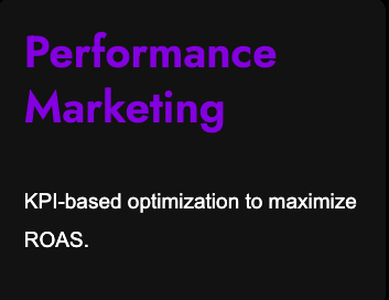 Performance Marketing
